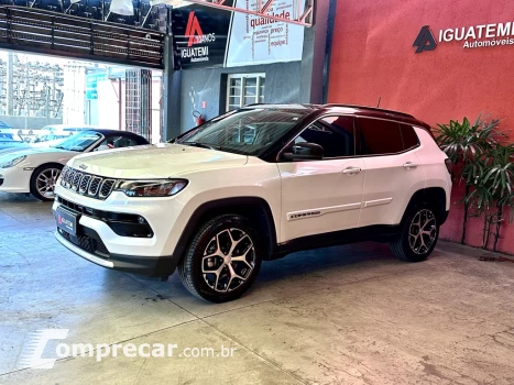 JEEP COMPASS 1.3 T270 TURBO FLEX LONGITUDE AT6 4 portas