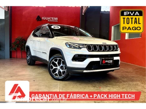 JEEP COMPASS 1.3 T270 TURBO FLEX LONGITUDE AT6 4 portas