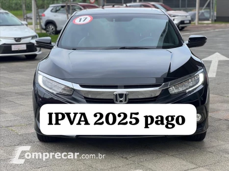 CIVIC 1.5 16V TURBO GASOLINA TOURING 4P CVT