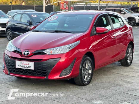 Toyota YARIS 1.5 16V FLEX XL PLUS CONNECT MULTIDRIVE 4 portas