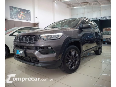 JEEP COMPASS 1.3 T270 TURBO FLEX LONGITUDE 80 ANOS AT6 4 portas