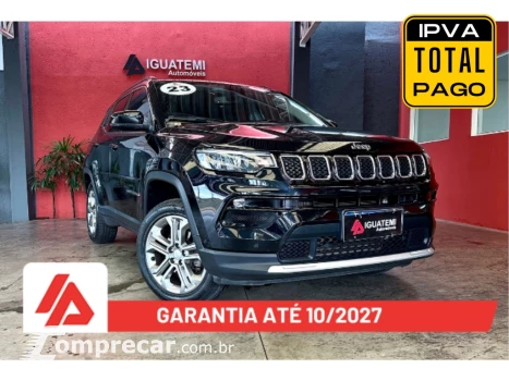 JEEP COMPASS 1.3 T270 TURBO FLEX LONGITUDE AT6 4 portas