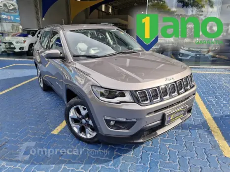 JEEP COMPASS 2.0 16V FLEX LONGITUDE AUTOMÁTICO 4 portas
