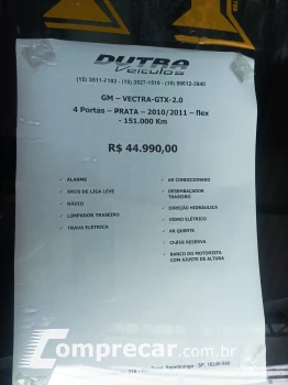 VECTRA 2.0 MPFI Gt-x Hatch 8V