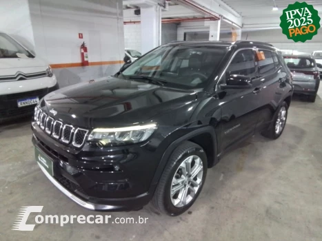 JEEP COMPASS 1.3 T270 TURBO FLEX LONGITUDE AT6 4 portas