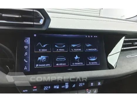 A3 2.0 TFSI GASOLINA SEDAN PERFORMANCE BLACK S-TRONIC