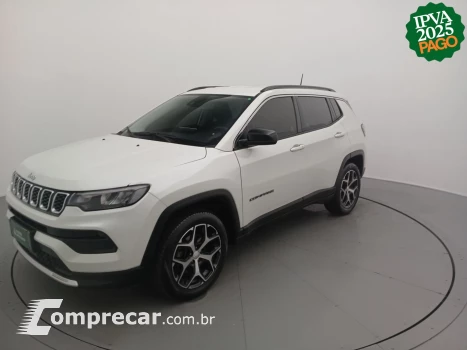 JEEP COMPASS 1.3 T270 TURBO FLEX LONGITUDE AT6 4 portas