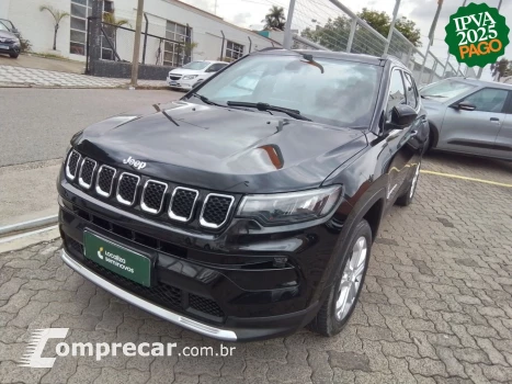 JEEP COMPASS 1.3 T270 TURBO FLEX LONGITUDE AT6 4 portas