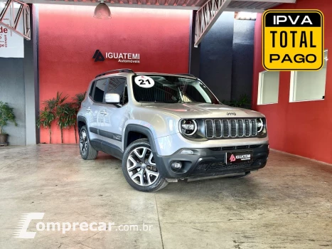 JEEP RENEGADE 1.8 16V FLEX LONGITUDE 4P AUTOMÁTICO 4 portas