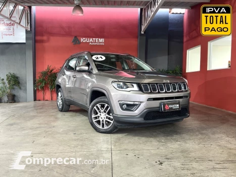 JEEP COMPASS 2.0 16V FLEX SPORT AUTOMÁTICO 4 portas