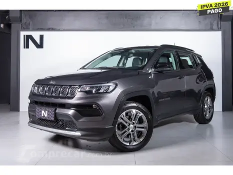 JEEP COMPASS 1.3 T270 TURBO FLEX LONGITUDE AT6 4 portas