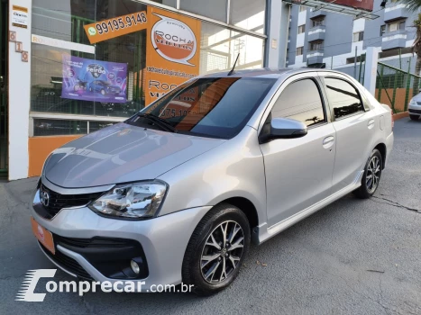 Toyota Etios Sedan 1.5 16V 4P FLEX PLATINUM AUTOMÁTICO 4 portas