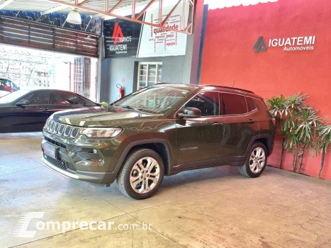 JEEP COMPASS 1.3 T270 TURBO FLEX LONGITUDE AT6 4 portas