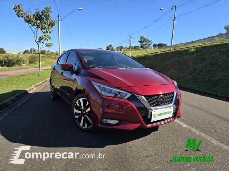NISSAN VERSA 1.6 16V FLEX EXCLUSIVE XTRONIC 4 portas