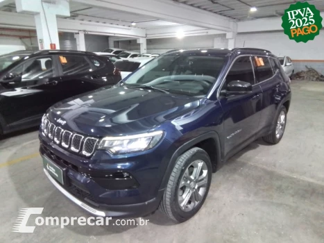 JEEP COMPASS 1.3 T270 TURBO FLEX LONGITUDE AT6 4 portas