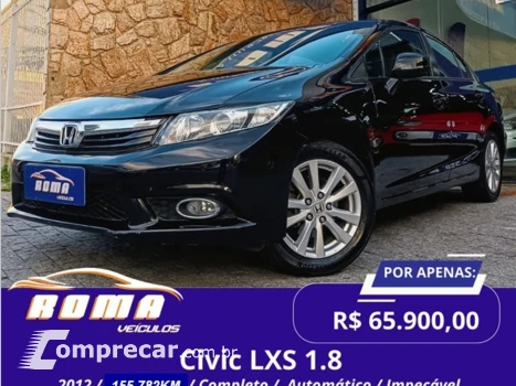Civic 1.8 Lxs 16V Flex 4P Automático
